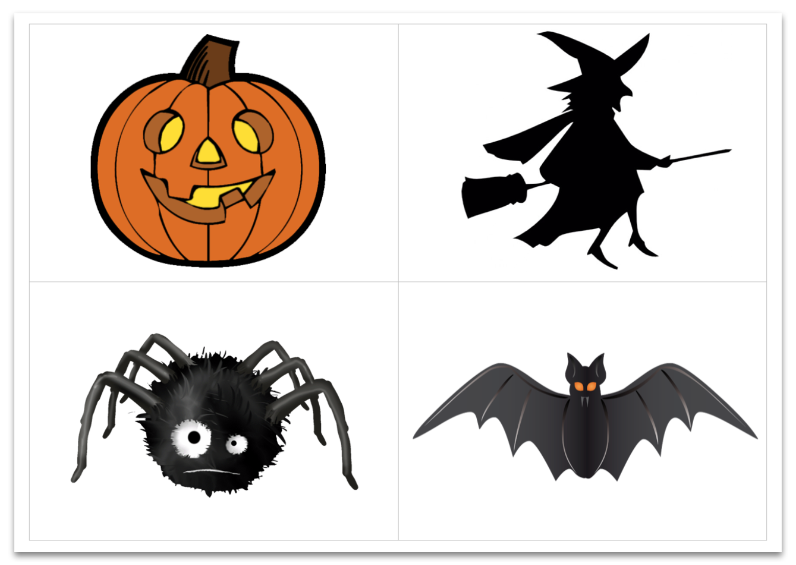 Flashcards Halloween Le Blog Du Cancre