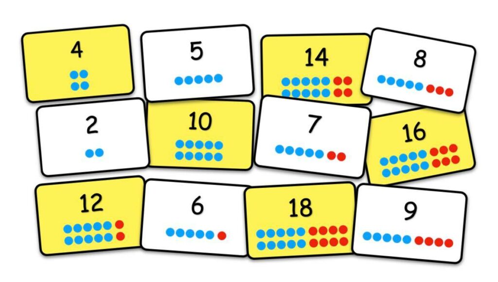 Cartes doubles et moitiés