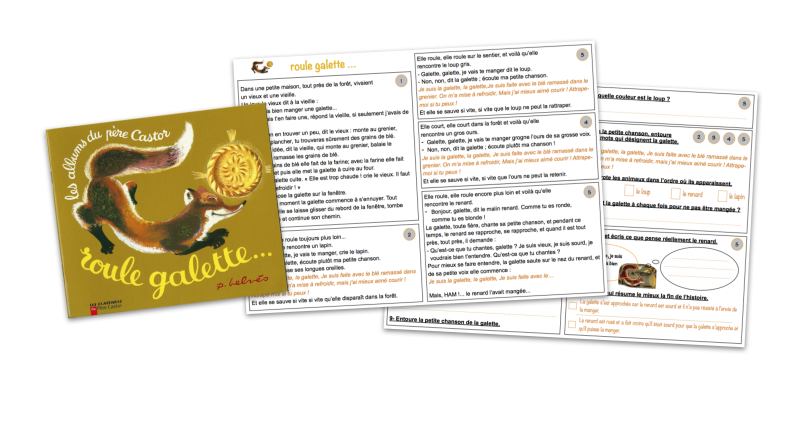 Roule galette … – Fiche de lecture adaptée