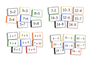 Pack complet - Cartes de calcul mental auto-correctrices